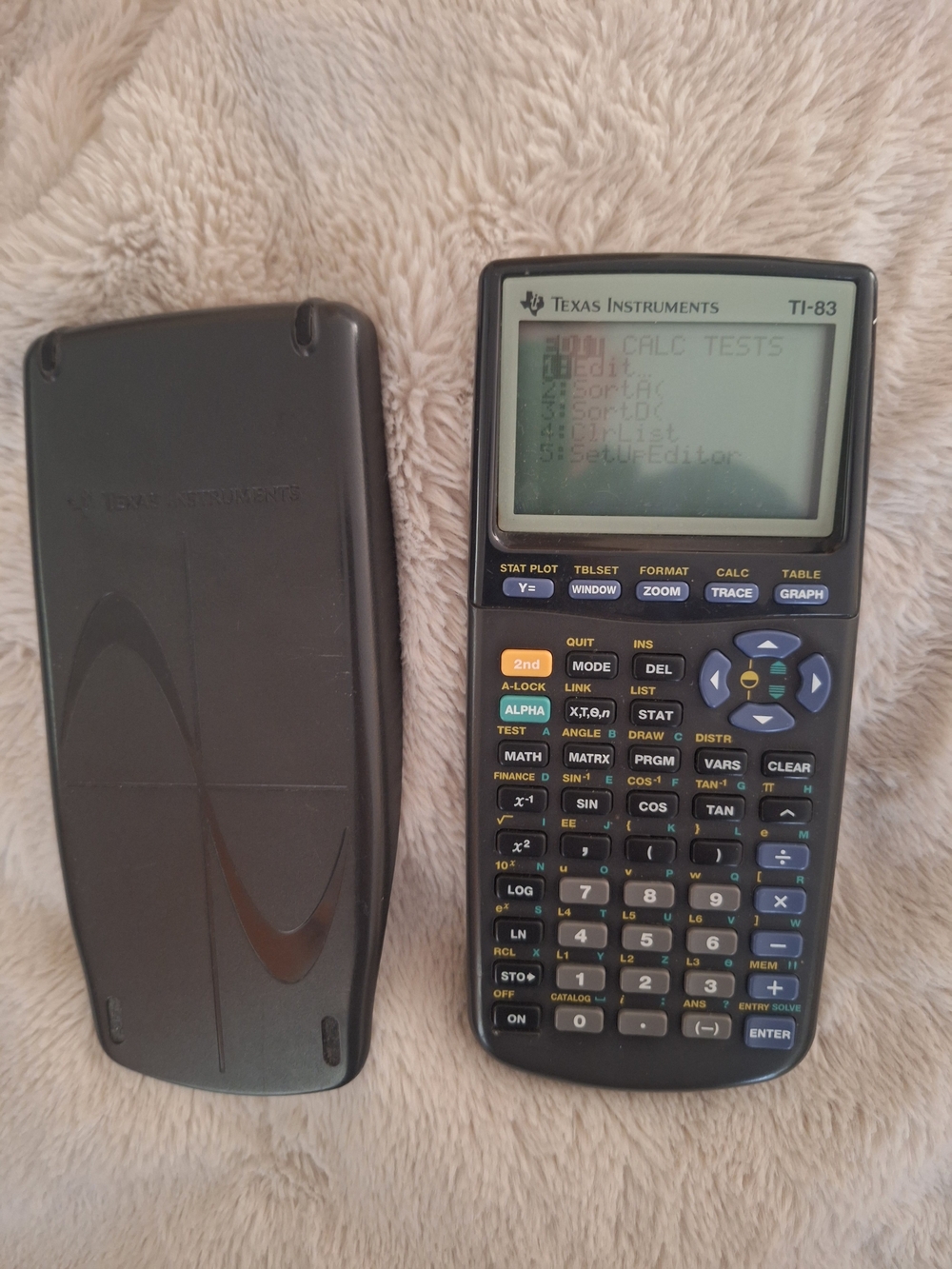 Texas Instruments TI-83 Graphing Calculator in Black